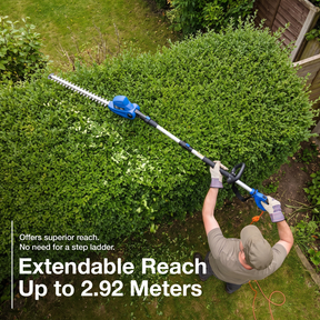 Hyundai 550W 450mm Long Reach Corded Electric Pole Hedge Trimmer/Pruner | HYPHT550E
