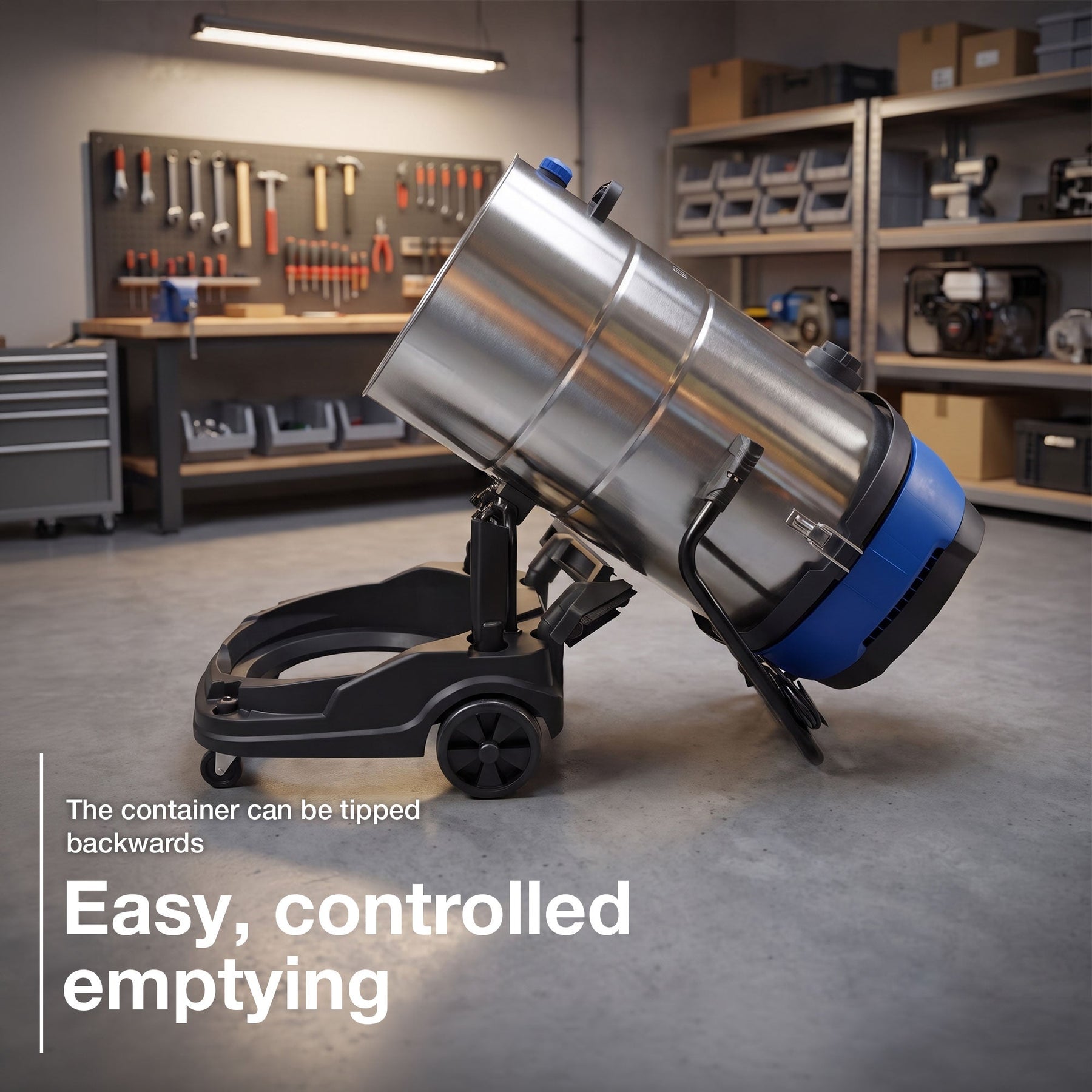 Hyundai 3000W 100L 2-In-1 Wet and Dry Vacuum Cleaner, HEPA Type Filtration | HYVI10030