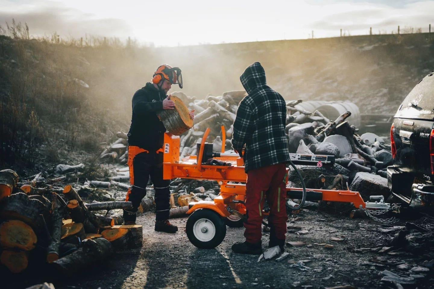 22ton Venom Log Splitter With Table
