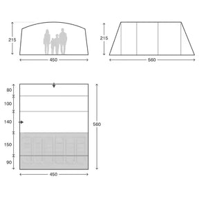 Kampa Dawlish 6 Air Tent
