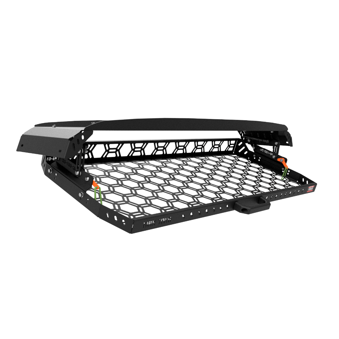 Drop Down Parcel Shelf to suit Toyota Land Cruiser 100 Series (Inward Facing Handles)