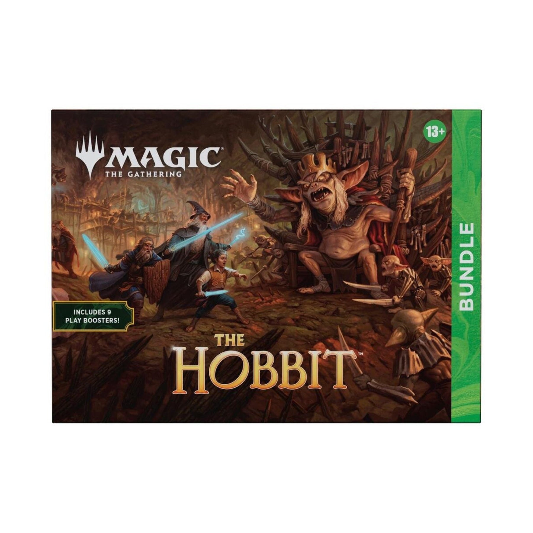 Magic: The Gathering The Hobbit Bundle Gift Set with Play Boosters, Foil Cards, Full-Art Lands, Spindown Life Counter & Storage Box | Collectible Trading Card Game TCG (PREORDER - Release Date Aug. 14, 2026)