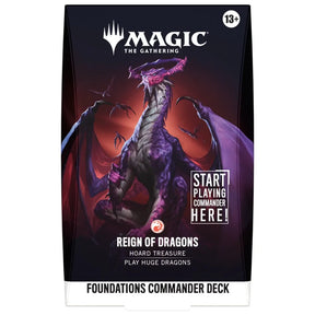 Magic the Gathering: Foundations - Reign of Dragons [Commander Deck]