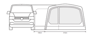 Outdoor Revolution Movelite T4E PC LOW Drive Away Awning