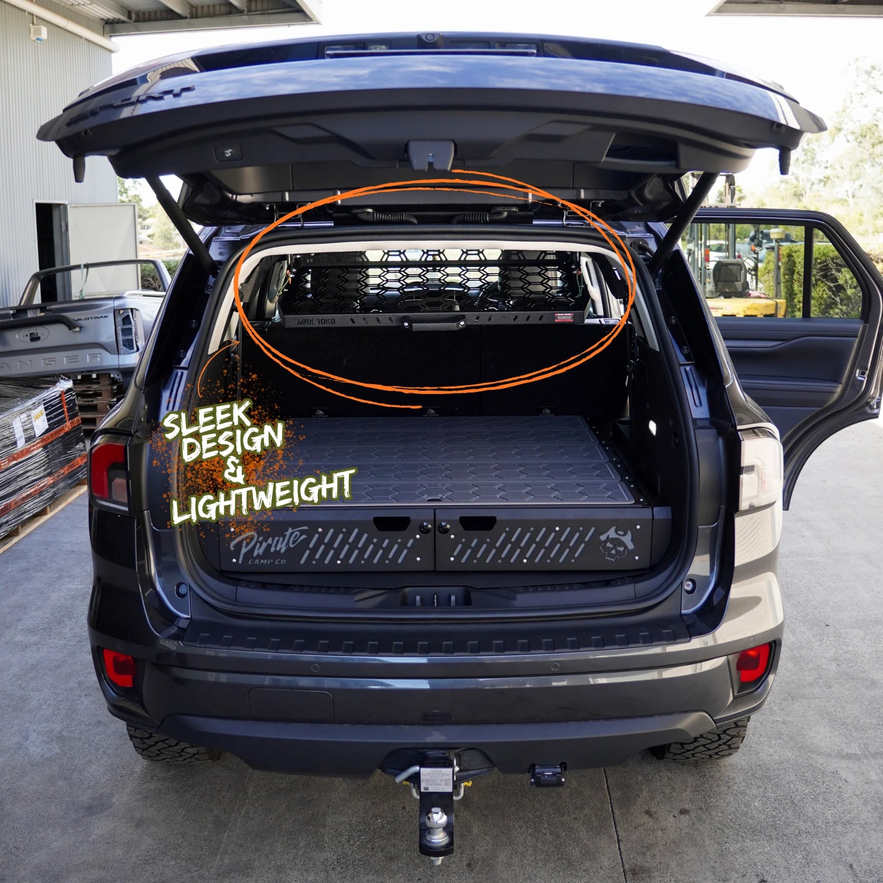 Drop Down Rear Roof Parcel Shelf | Ford Everest 2022+