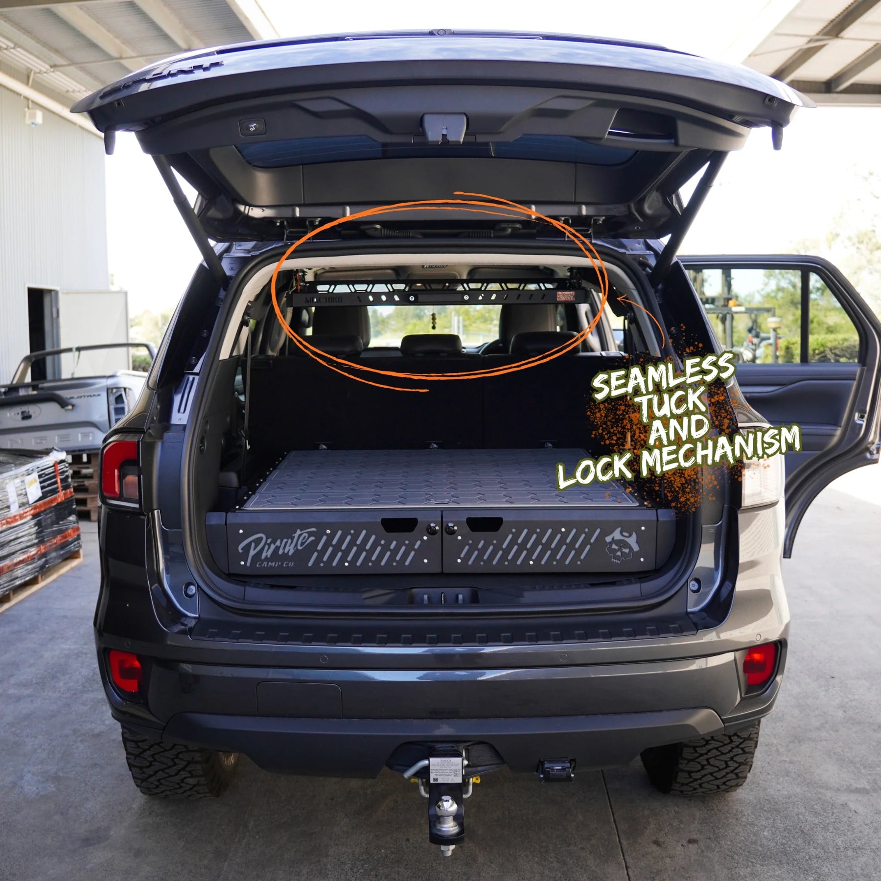 Drop Down Rear Roof Parcel Shelf | Ford Everest 2022+