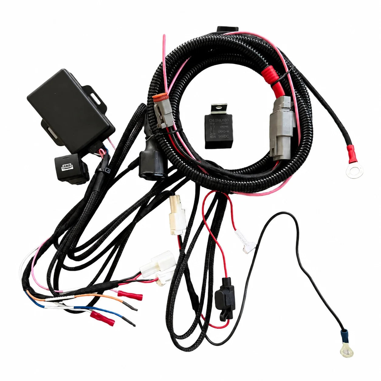 Lightbar Wiring Harness + CANBUS Module | Toyota Prado 250