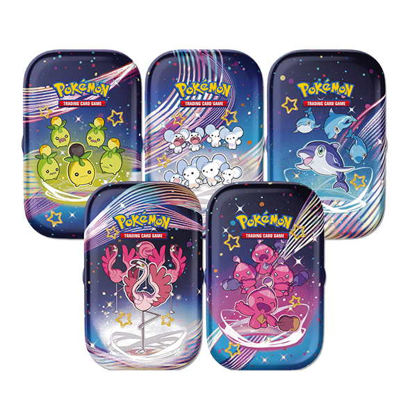 Paldean Fates Mini Tin Set of Five (Release Date 2/9/2024)