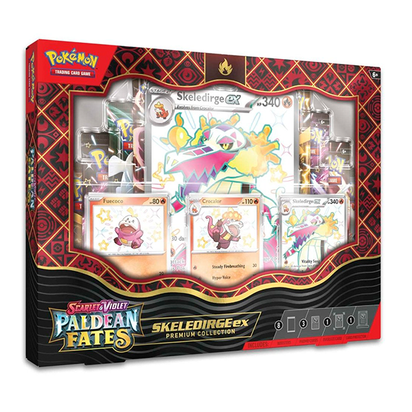 Paldean Fates Premium Collection Skeledirge ex
