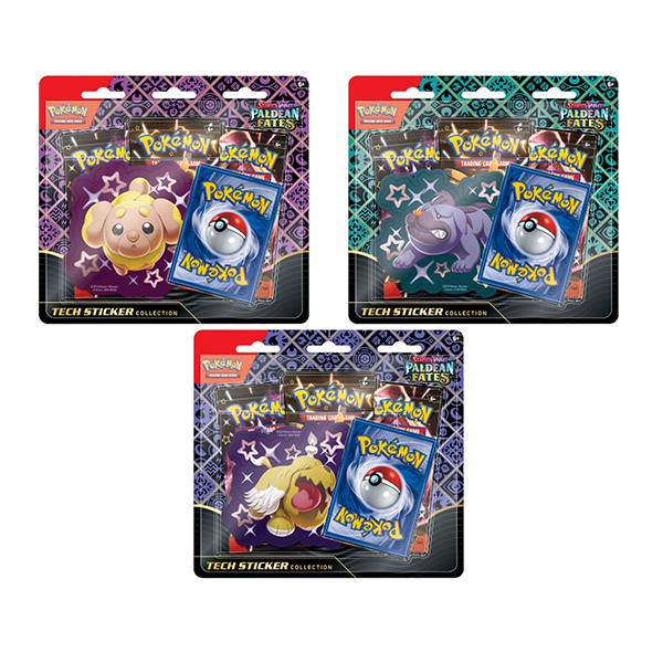 Paldean Fates Tech Sticker Collection Set of Three
