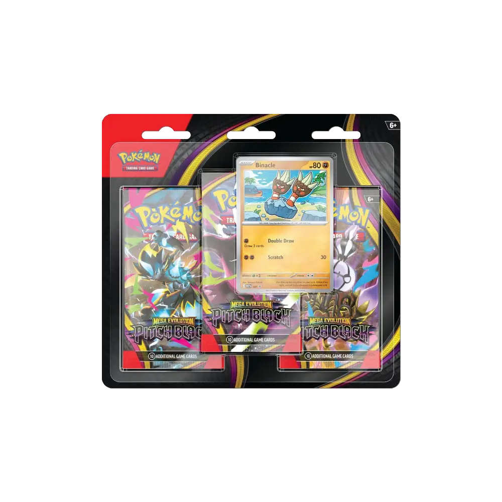 Pokemon Pitch Black 3-Pack Blister [Binacle]