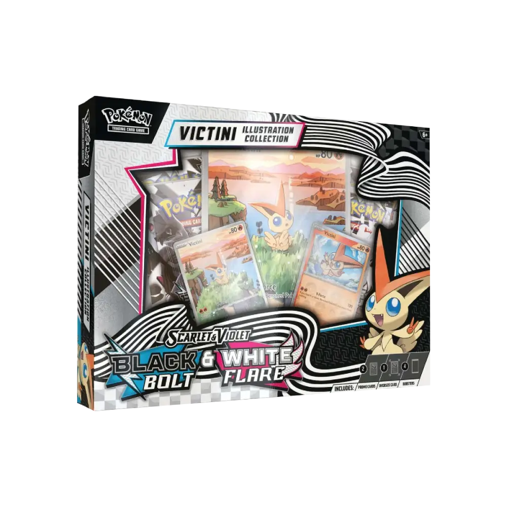 Pokemon Black Bolt & White Flare Unova Victini Illustration Collection