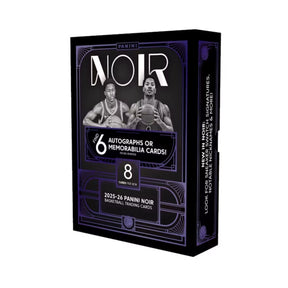 2026 Panini Noir Basketball Hobby Box (PREORDER - Release Date August 28, 2026)