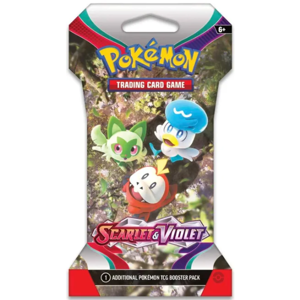 Pokemon Scarlet and Violet Sleeved Booster Pack