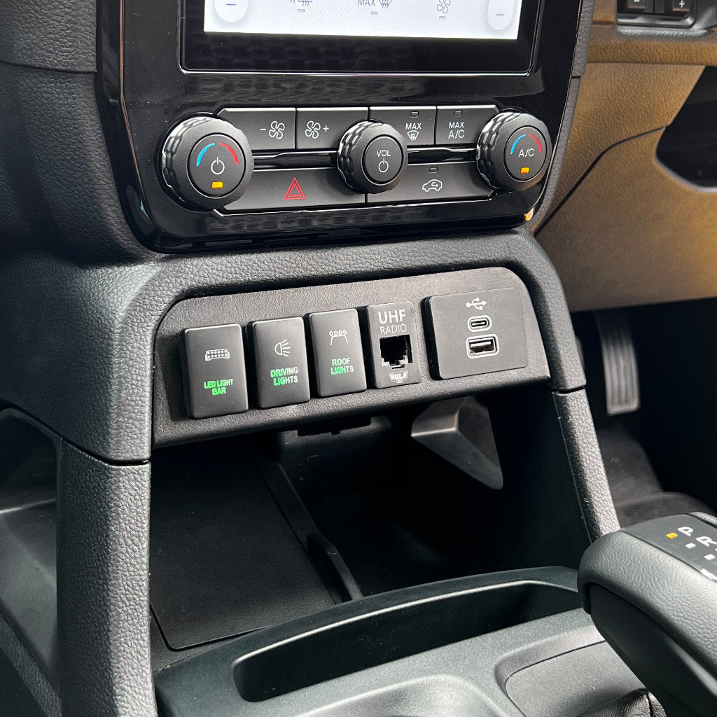 Dash Switch Cluster for Ford Everest 2022+ (Ambiente)