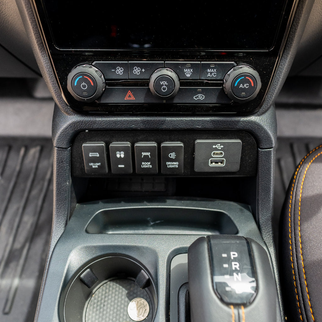 Dash Switch Cluster for Ford Ranger/Raptor/Everest 2022+ (Platinum/Raptor/Sport/Trend/Wildtrak)