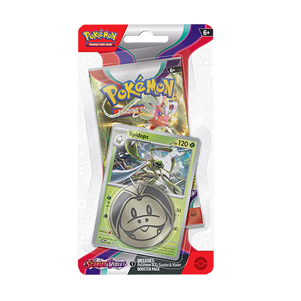 Scarlet and Violet Premium Checklane Blister Spidops