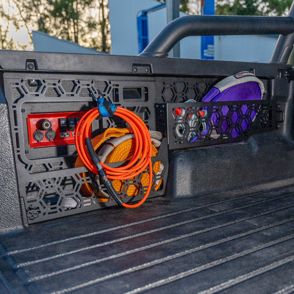 Molle Panel + Storage Pocket | Plastic Tub Liner | Next Gen Ford Ranger or Raptor 2022+