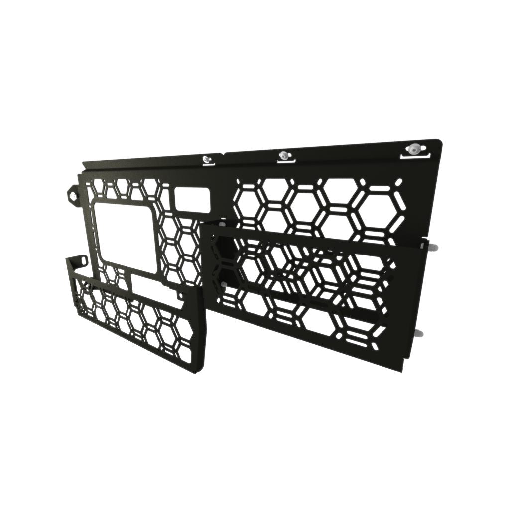 Molle Panel + Storage Pockets | Plastic Tub Liners with Factory Roller Shutter | Next Gen Ford Ranger 2022+ or  Volkswagen Amarok 23+