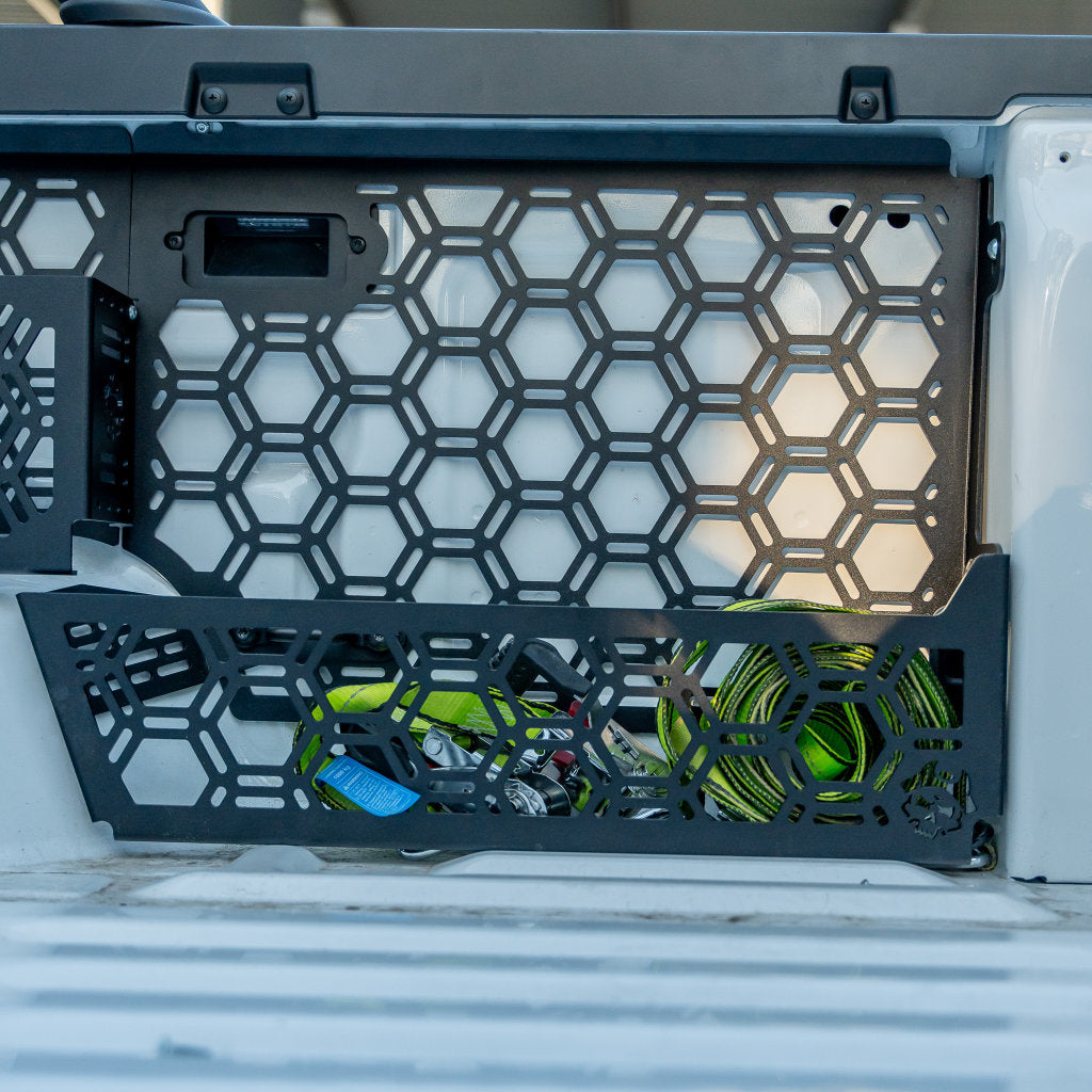 Molle Panel + Storage Pockets | Spray in Tub Liner | Next Gen Ford Ranger or Raptor 2022+ or Volkswagen Amarok 23+