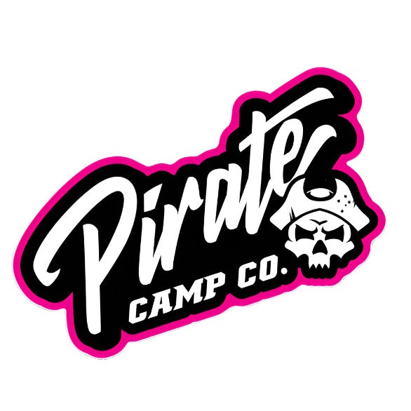 Pink Pirate CC Logo Sticker 120mm