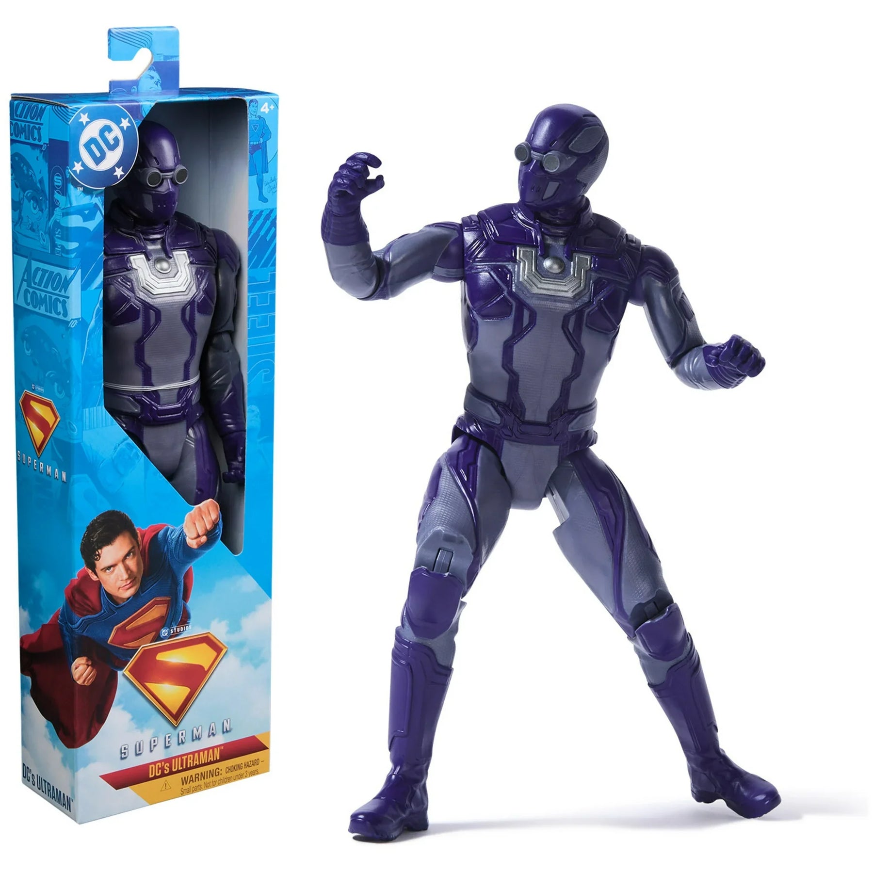 DC Comics Superman & Ultraman 12-Inch Superhero Action Figure Bundle New