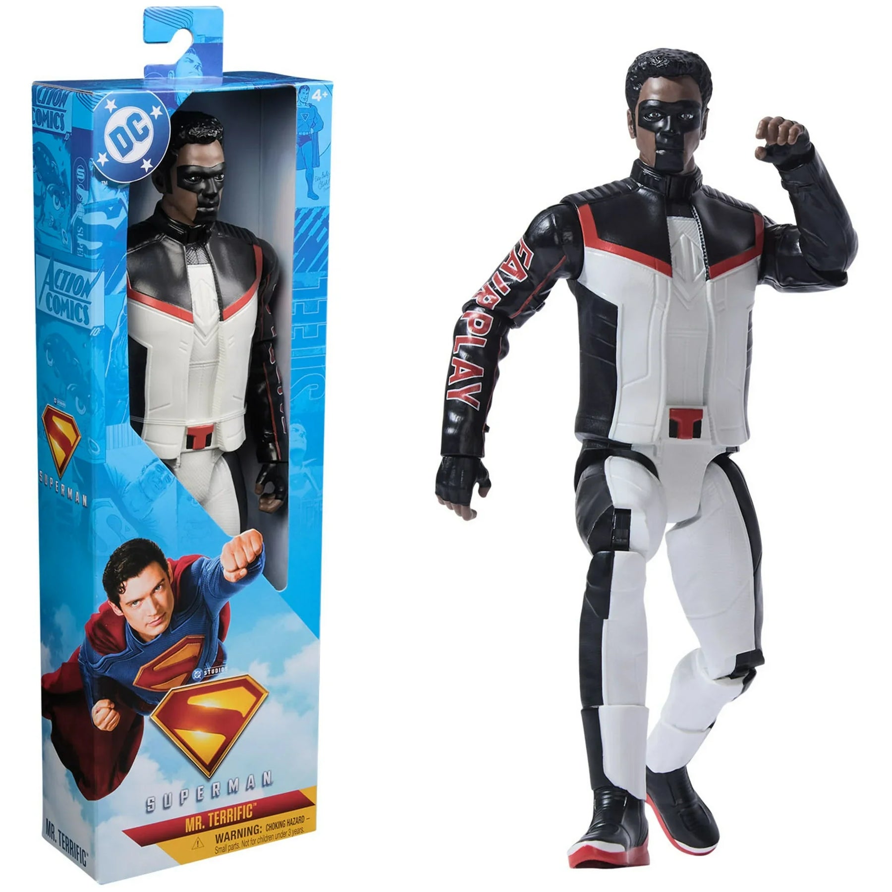 DC Comics Superman & Mr. Terrific 12-Inch Superhero Action Figure Bundle New