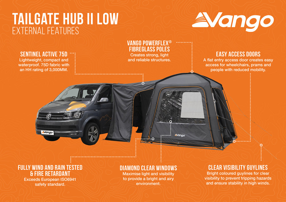Vango Tailgate AirHub II Drive Away Awning