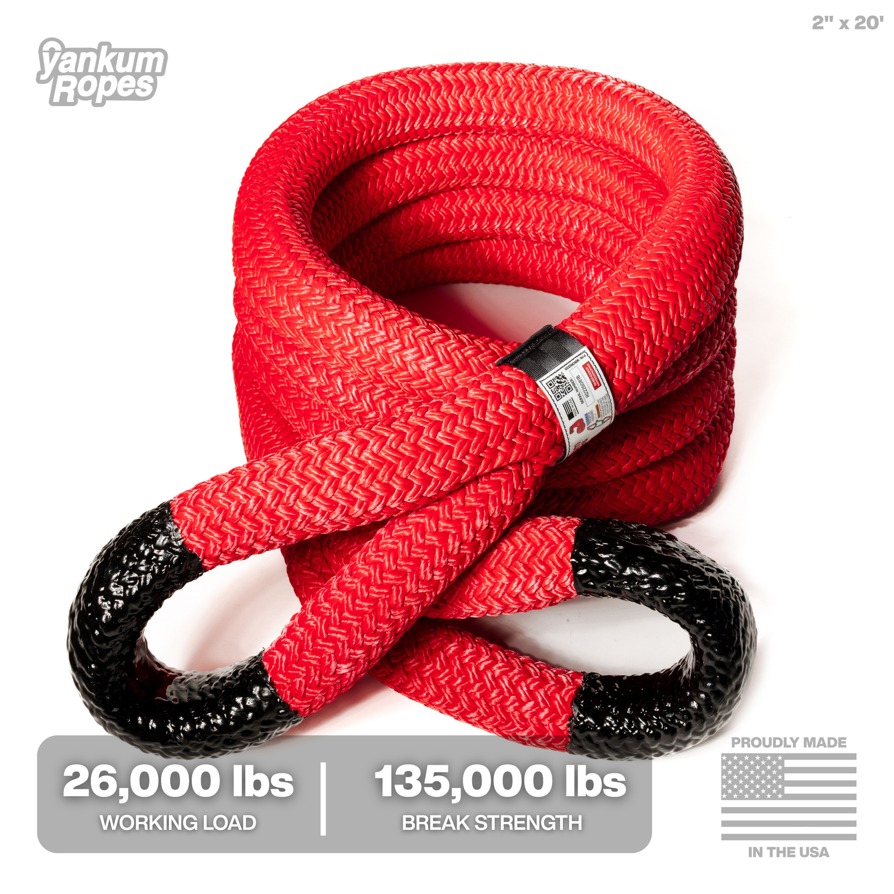 2" Kinetic Recovery Rope "Anaconda"