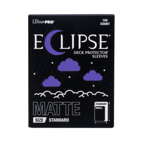Ultra PRO Eclipse Matte Standard Size Card Sleeves 105ct Royal Purple – Durable Opaque Deck Protectors for Trading Cards, TCG, MTG, Pokémon Card Game Deck Protection (PRE-ORDER AUGUST)