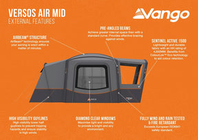 Vango Versos Air Mid Drive-Away Awning (215-255cm)