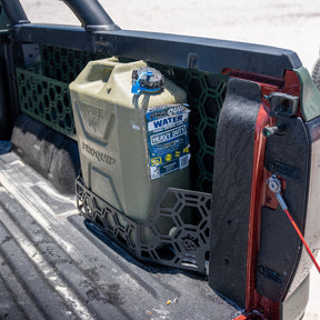 20L Jerry Can Holder Tub Mount To Suit Spray In Tub Liner For Next Gen Ford Ranger ,Raptor 2022+ or Volkswagen Amarok 2023+