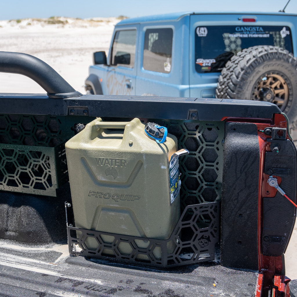 20L Jerry Can Holder Tub Mount To Suit Spray In Tub Liner For Next Gen Ford Ranger ,Raptor 2022+ or Volkswagen Amarok 2023+