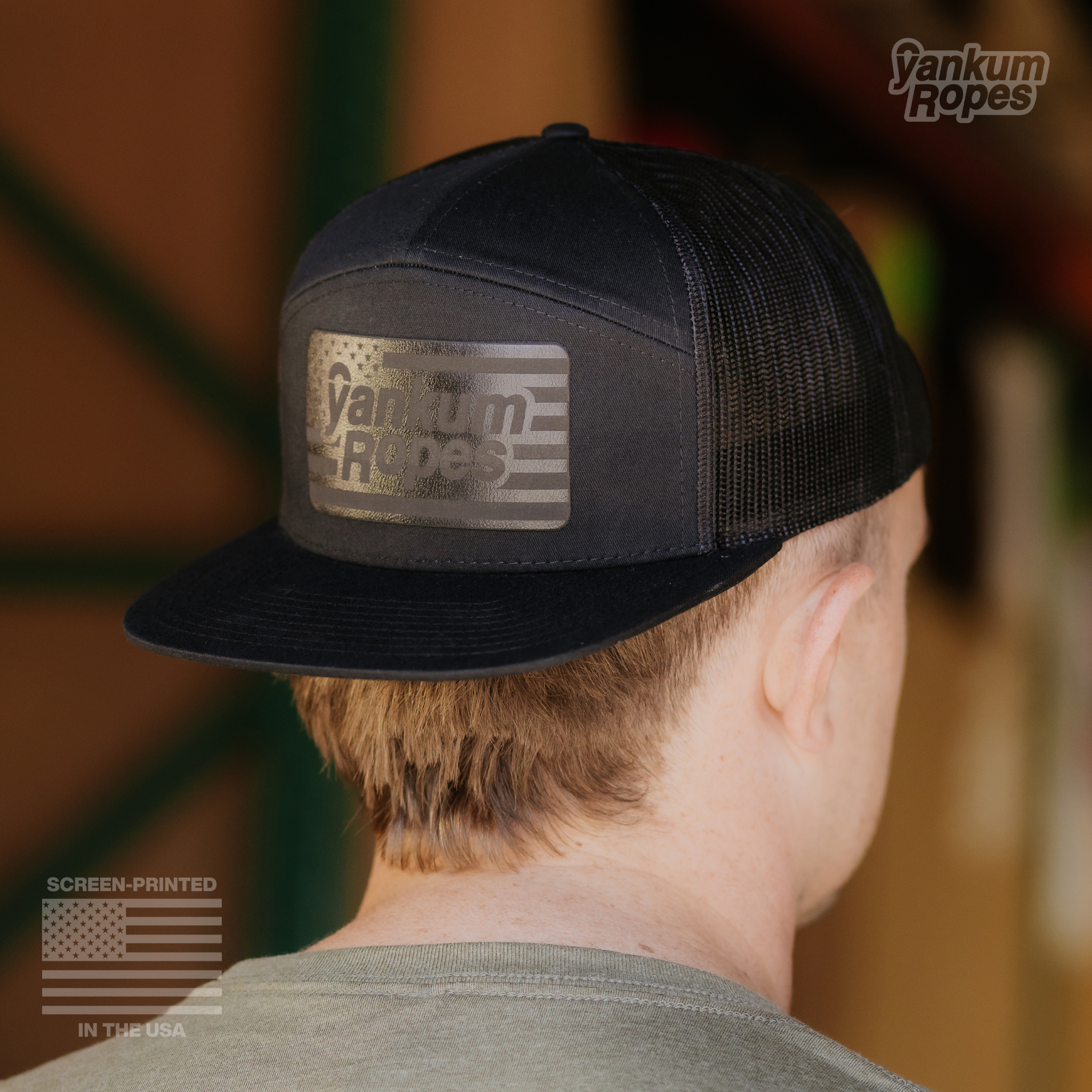 Yankum Blacked Out Patch Hat