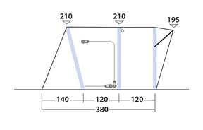 Outwell Wolfburg Air Drive Away Awning