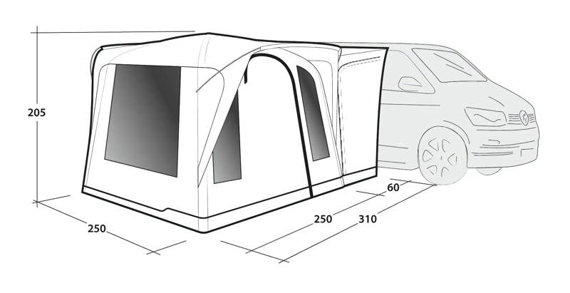 Outwell Daytona Air Drive Away Awning 2026