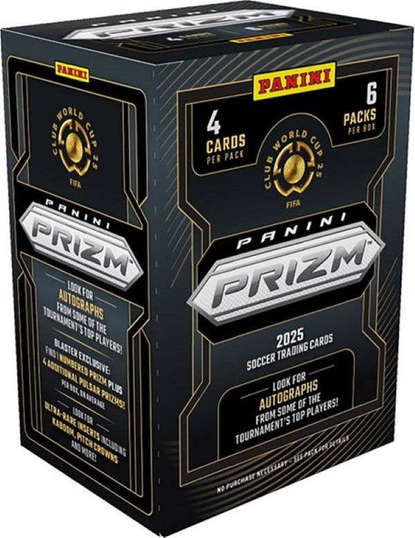 2025 Panini Prizm FIFA Club World Cup Soccer 24ct. Blaster Box - Sealed
