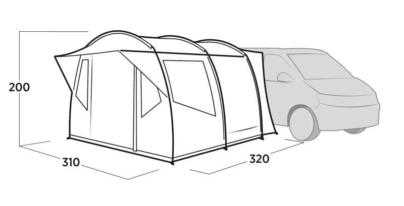 Easy Camp Reine Drive Away Awning 2026