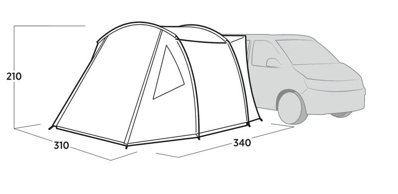Easy Camp Vehicle Awning Eidfjord Drive Away Awning 2026