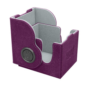 Dragon Shield Dragon Lock System Deck Box 100+ Purple & Frost for Standard Size Trading Cards, Magnetic Deck Case with Display Window Holds 130 Single-Sleeved Cards (PREORDER - Release Date July 10, 2026)