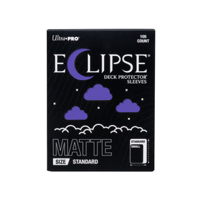 Ultra PRO Eclipse Matte Standard Size Card Sleeves 105ct Royal Purple – Durable Opaque Deck Protectors for Trading Cards, TCG, MTG, Pokémon Card Game Deck Protection (PRE-ORDER AUGUST)