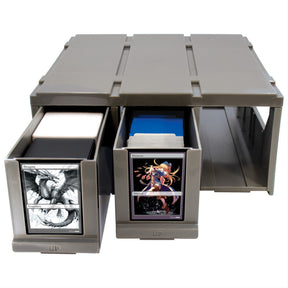 Ultra PRO PRO-Storage 3-Drawer Organizer for Trading Cards | Acid-Free, Non-PVC Card Storage Box with 9 Dividers | Holds Sleeved Cards, Toploaders & ONE-TOUCH Cases | Stackable Storage Solution (PRE-ORDER)