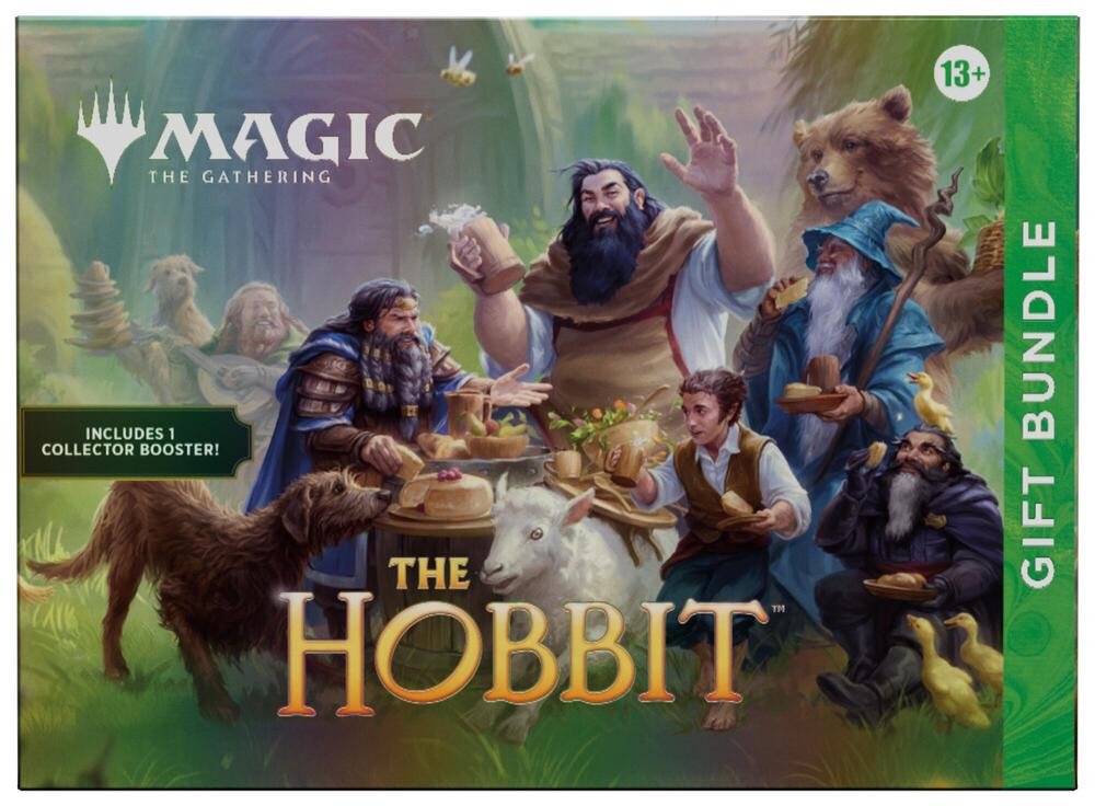 Magic The Gathering The Hobbit Gift Bundle with 9 Play Boosters, 1 Collector Booster, Foil Promo Card, Full-Art Lands, Trading Cards & Collectibles TCG Set (PREORDER - Release Date Sept, 4, 2026)
