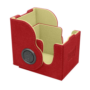 Dragon Shield Dragon Lock System Deck Box 100+ Red & Lemon Magnetic Card Deck Case for TCG & Trading Cards, Acrylic Display Window, Holds 130 Single-Sleeved Standard Cards (PREORDER - Release Date July 10, 2026)