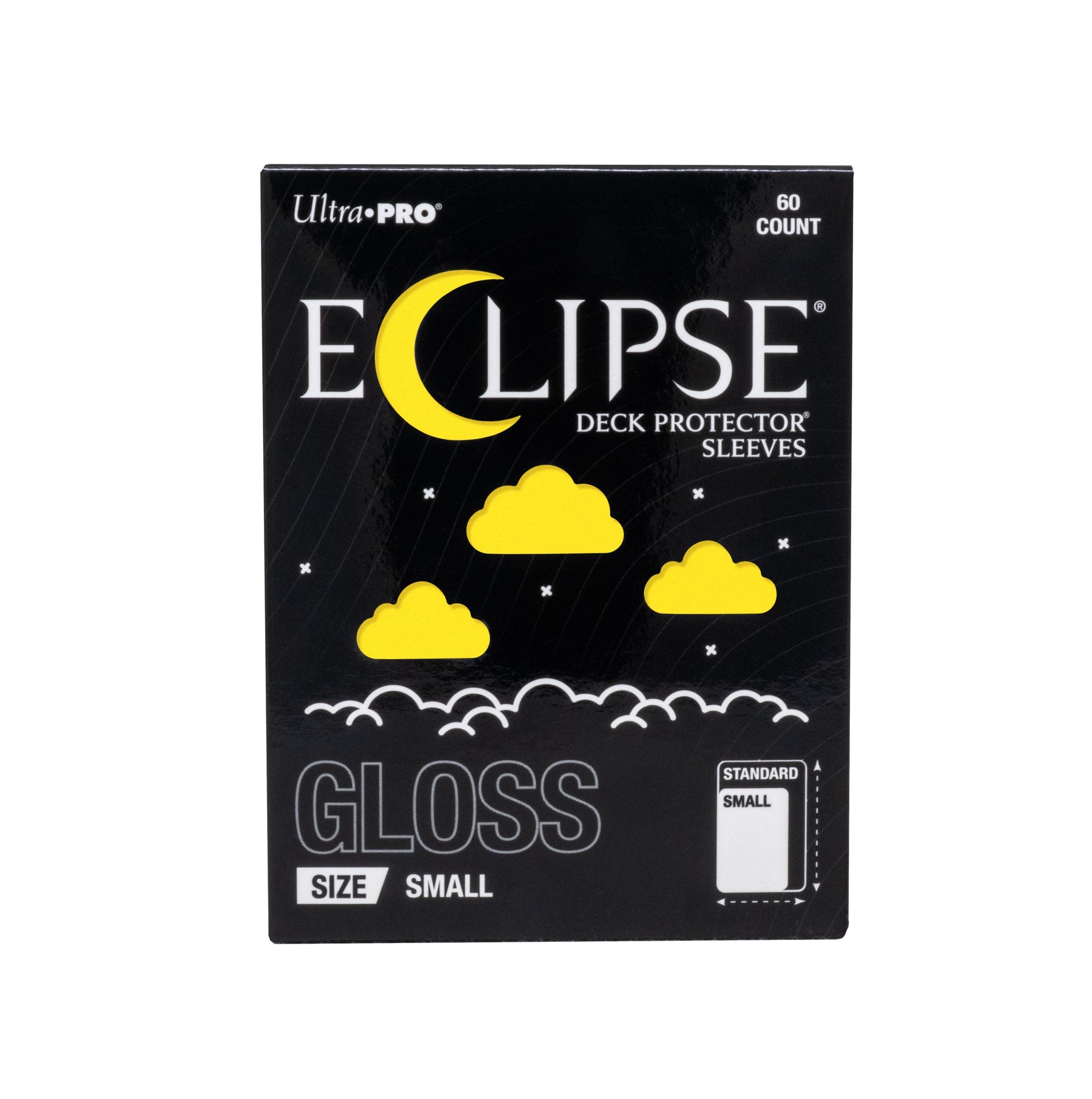 Ultra PRO Eclipse Gloss Small Deck Protector Sleeves Lemon Yellow 60CT – TCG Trading Card Sleeves, Opaque Back, Smooth Shuffle Feel for Card Game Deck, Collectible Trading Cards Protection (PRE-ORDER AUGUST)