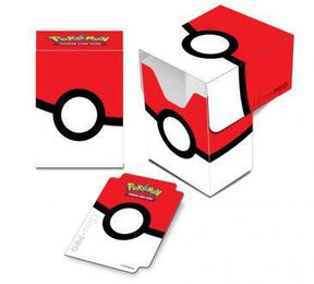 Ultra PRO Pokémon Poké Ball Full-View Deck Box 85121 | Top-Loading Trading Card Storage Case | Holds Up to 82 Sleeved Cards | Secure Full Flap Closure | Official Pokémon TCG Deck Box (PREORDER - Release Date August 2026)