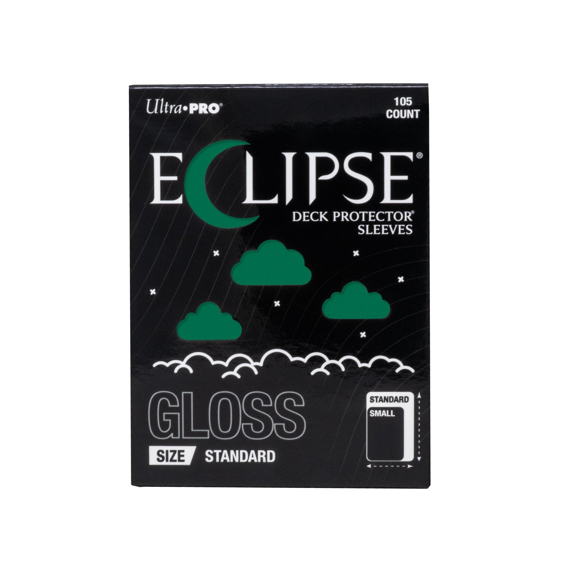 Ultra Pro ECLIPSE Gloss Forest Green 105CT Standard Deck Protector Sleeves for Trading Cards, TCG, Collectible Card Games, Durable Opaque Card Sleeves for Card Deck Protection & Storage (PRE-ORDER AUGUST)