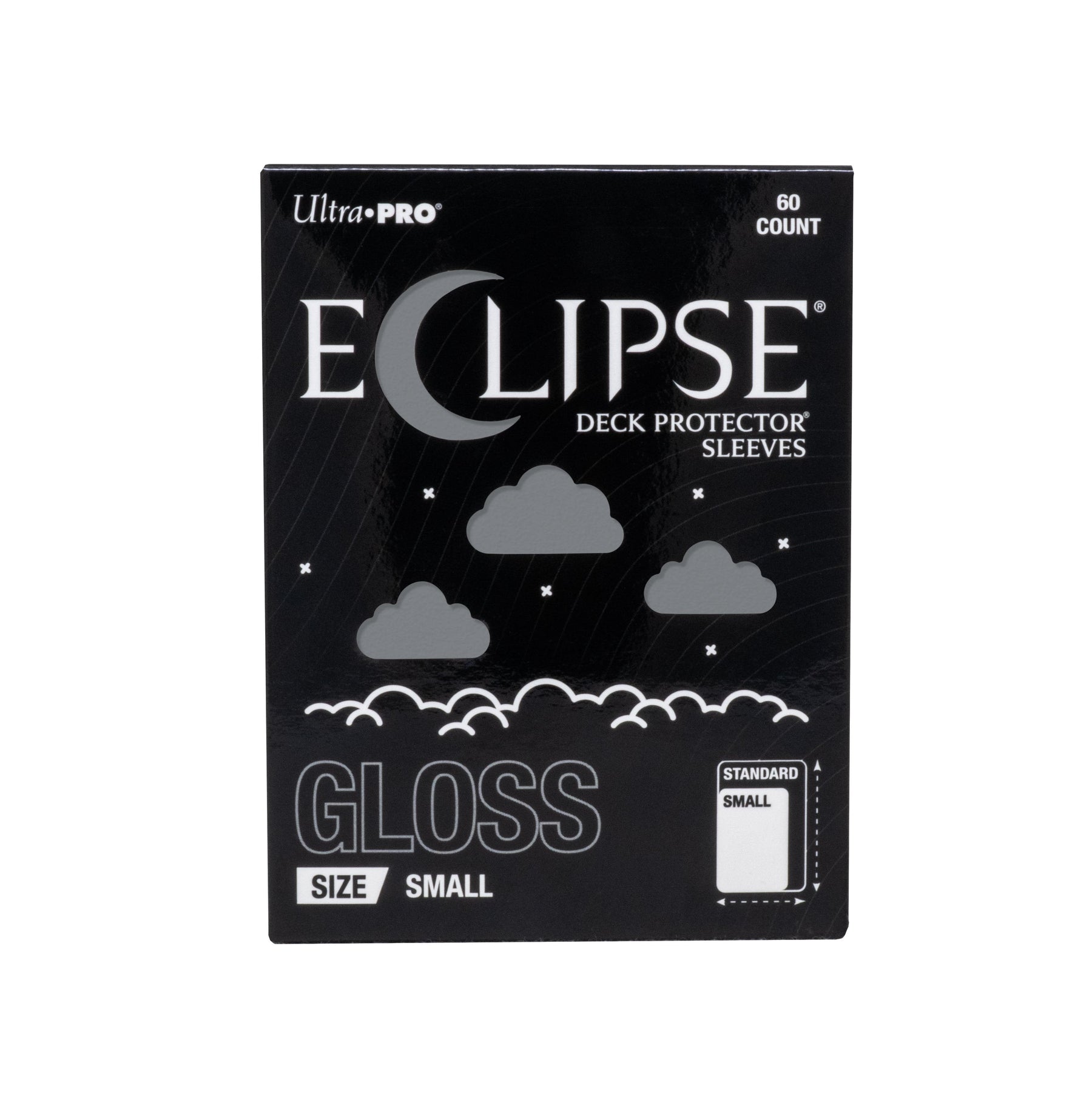 Ultra PRO Eclipse Gloss Small Deck Protector Sleeves Smoke Grey 60CT – Premium TCG Trading Card Sleeves for Collectible Card Games, Fully Opaque Card Protection (PRE-ORDER AUGUST)