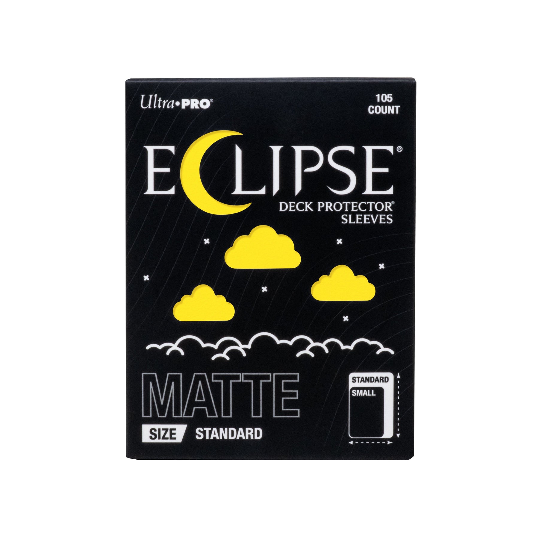 Ultra PRO Eclipse Matte Standard Deck Protector Sleeves Lemon Yellow 105CT - Opaque Trading Card Sleeves for TCG, Card Game Deck Protection, Smooth Shuffle & Durable Collectible Card Protection (PRE-ORDER AUGUST)