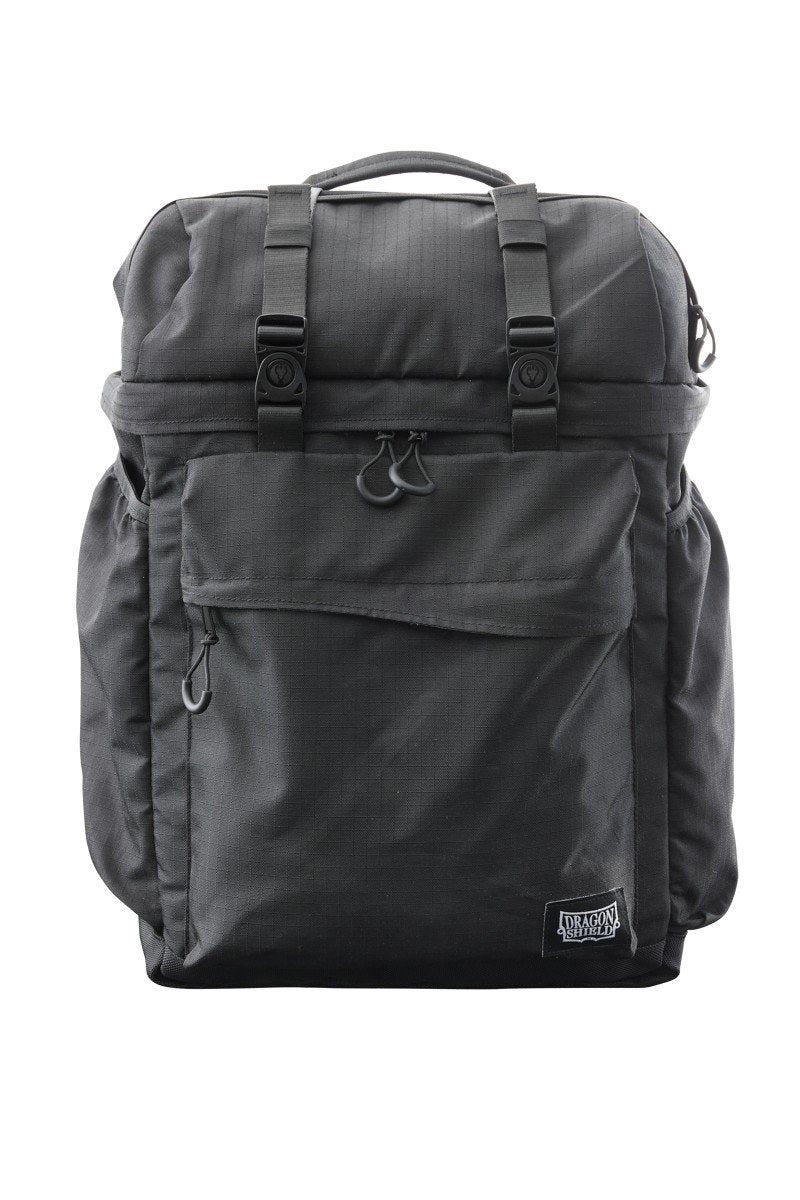 Dragon Shield Dragon Lock System Dragon Pack Backpack Black & Grey for TCG Players, Waterproof Gaming Bag with Laptop Sleeve, Deck Storage & Playmat Compartments (PREORDER - Release Date July 10, 2026)